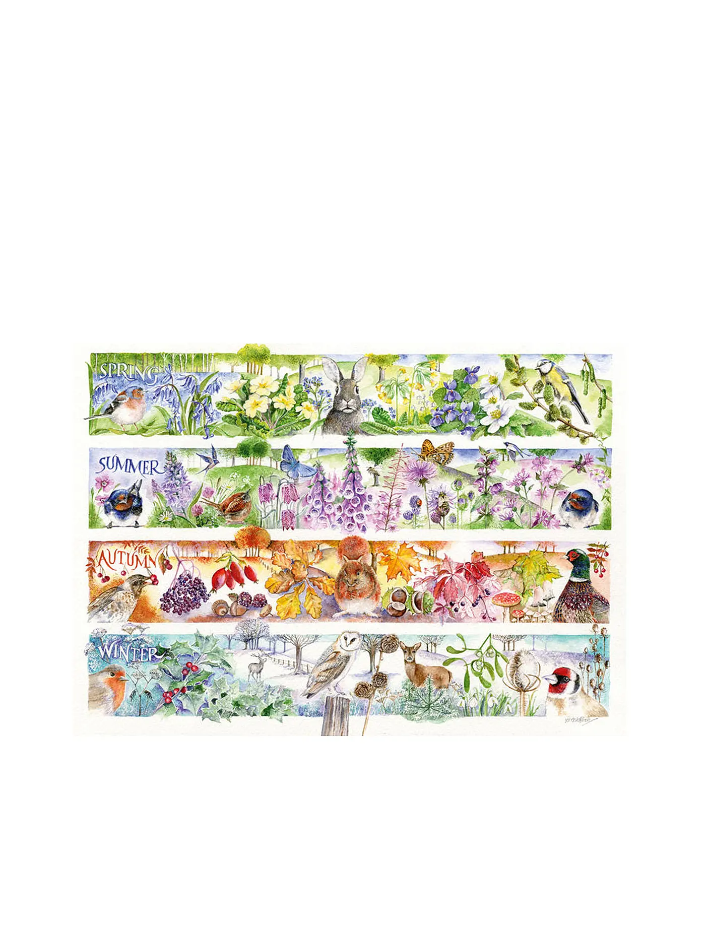 SCHMIDT-SPIELE | Puzzle Jahreszeiten 1000 Teile | 